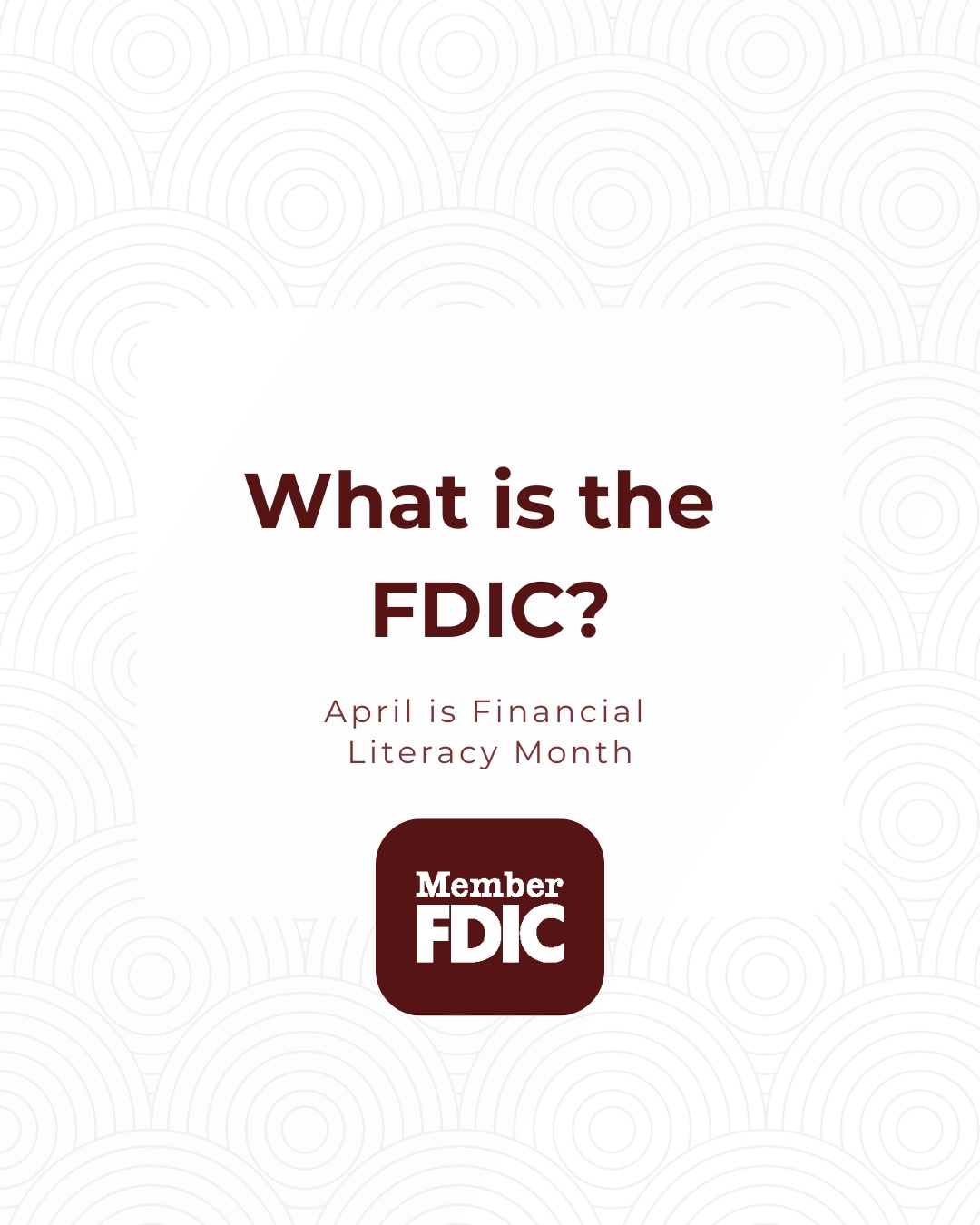 What is the FDIC social media graphic