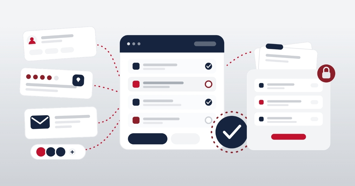Illustration of a compliance management system..